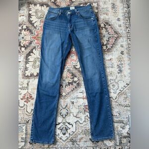 Hudson Blake Slim Straight Jeans in Como Blue RN#107906 - Size 31